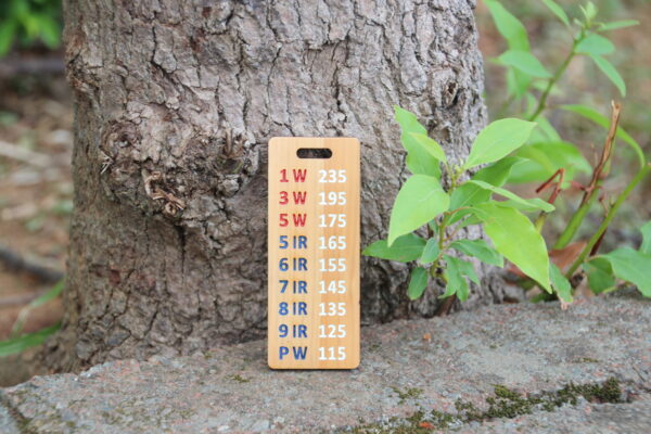 GOODSHOT 實木碼數速見牌 YARDS